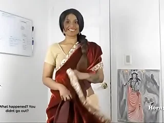 Frying Lily South Indian Sister In Law Role Play With Tamil Dirty Talking