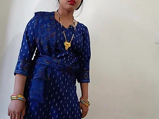 Hot indian desi village maid was painfull sexual connection on dogy style in clear Hindi audio