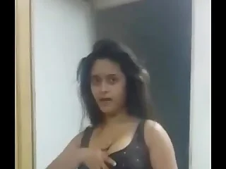 Morose Indian College Teen  HOT Dance Be proper of BF