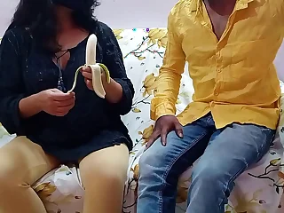 Desi Jija Sali Special Banana Sexual congress Indian XXX Porn With Clear Hindi Audio